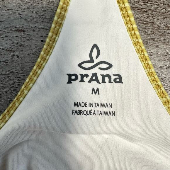 Prana Ayla Dress Green Yellow Stripe Med - Picture 8 of 12